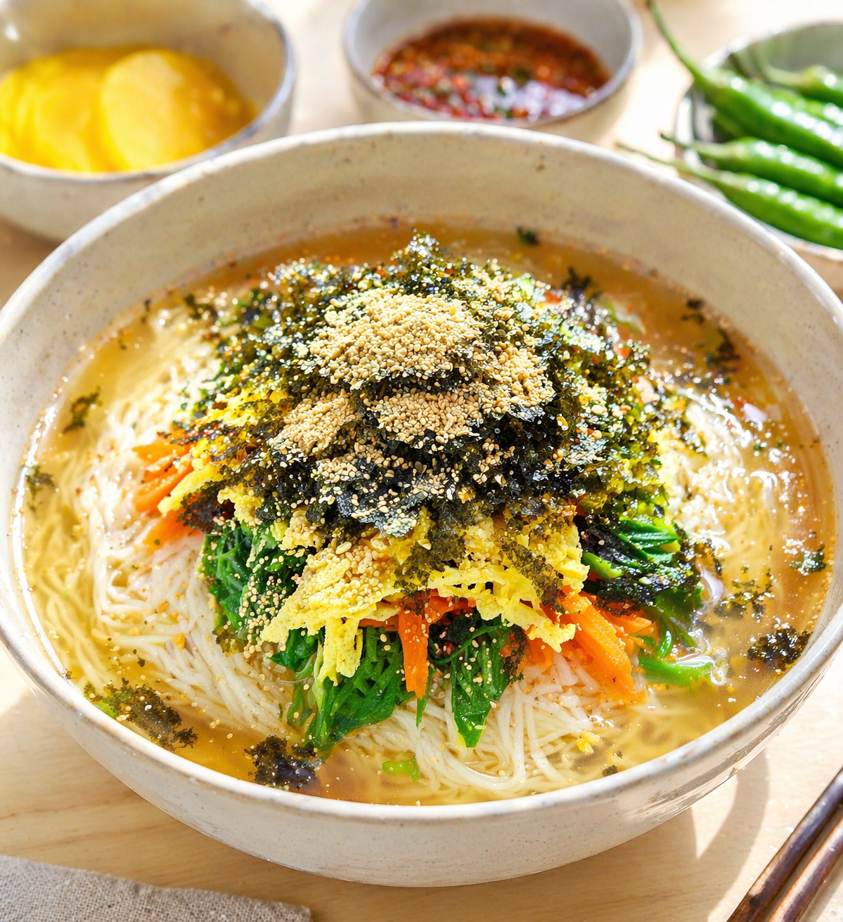 집밥 스타일 국수와 반찬.png